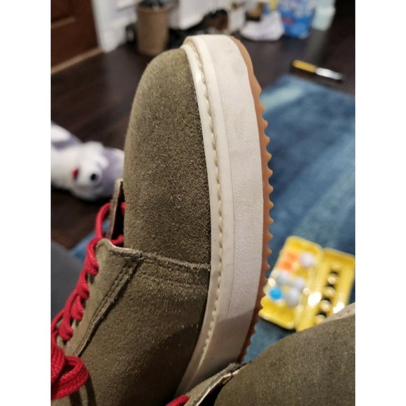 Hush puppies mens shoes Olive Suede no box size 10 - Picture 6 of 6